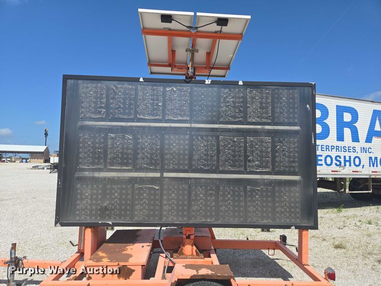 image for item EN3894 K&K message board trailer 