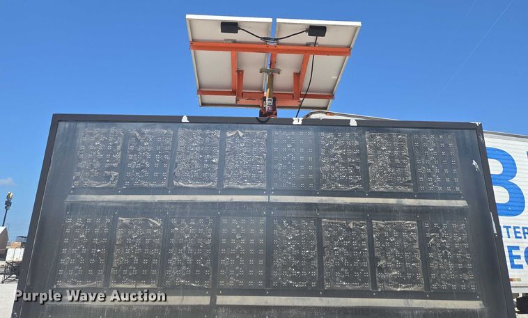 image for item EN3894 K&K message board trailer 