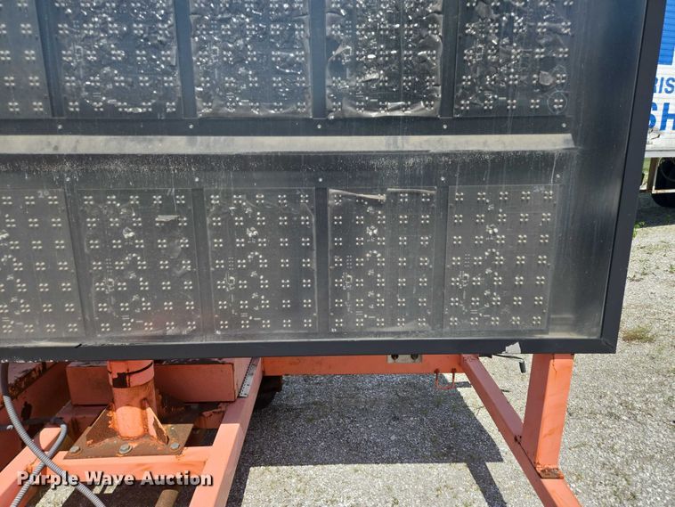 image for item EN3894 K&K message board trailer 