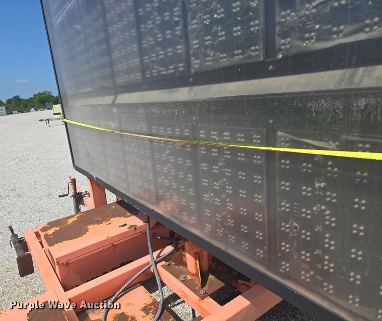 image for item EN3894 K&K message board trailer 