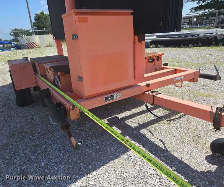 image for item EN3894 K&K message board trailer 