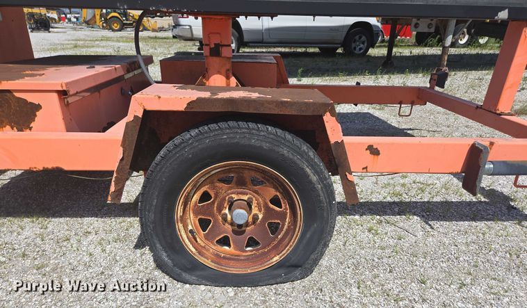 image for item EN3894 K&K message board trailer 