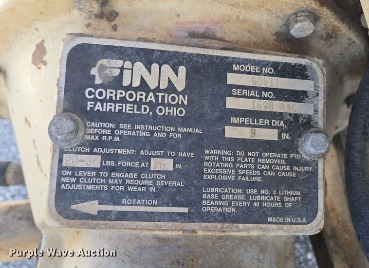 image for item EN3899 2005 Finn T120GN II hydroseeder