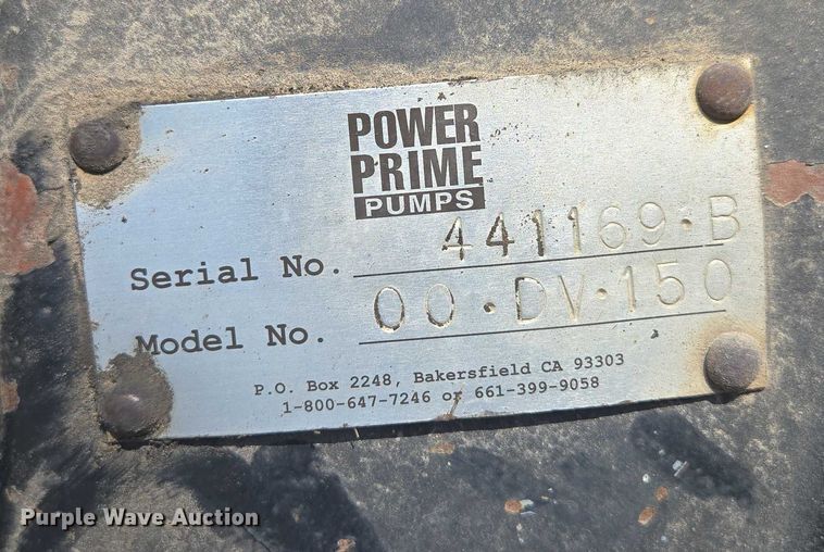 image for item EN3905 Power Prime Pumps 00 DV 150 pump