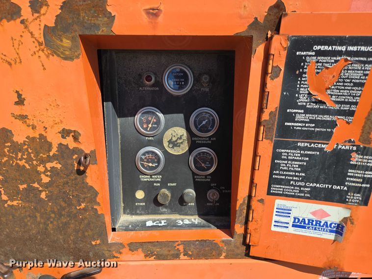 image for item EN3914 Sullivan D185Q5 air compressor