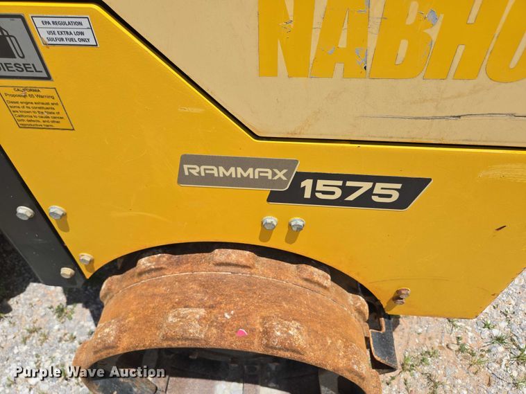 image for item EN3919 2021 Multiquip Rammax 1575 trench compactor