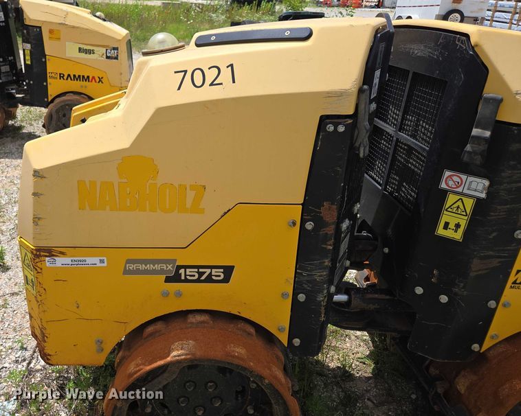 image for item EN3920 2021 Multiquip Rammax 1575 trench compactor