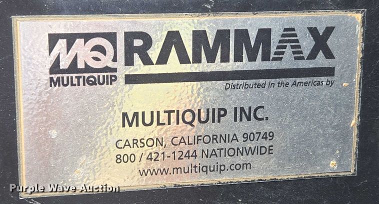 image for item EN3920 2021 Multiquip Rammax 1575 trench compactor