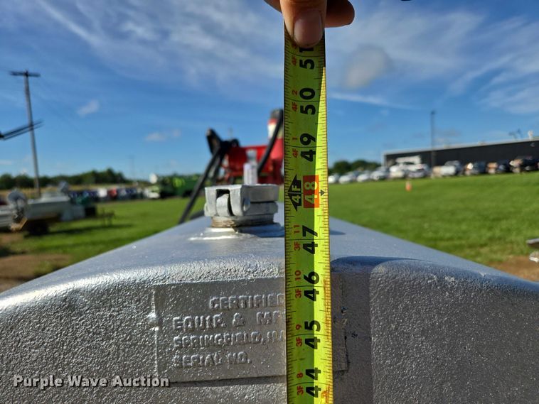 image for item EN3927 Certified Equipment and Mfg. Co. diesel fuel tank