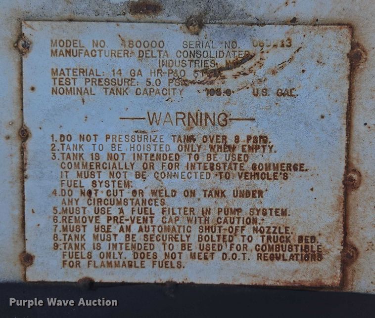 image for item EN3928 Fuel tank