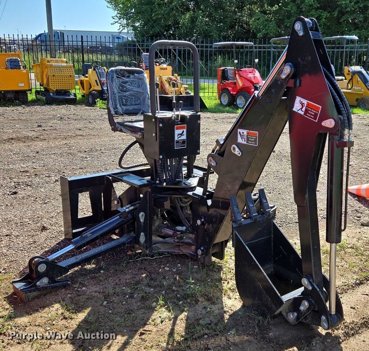 image for item EN3930 2024 AGT SSBKH skid steer backhoe