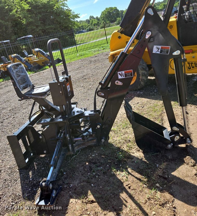 image for item EN3930 2024 AGT SSBKH skid steer backhoe