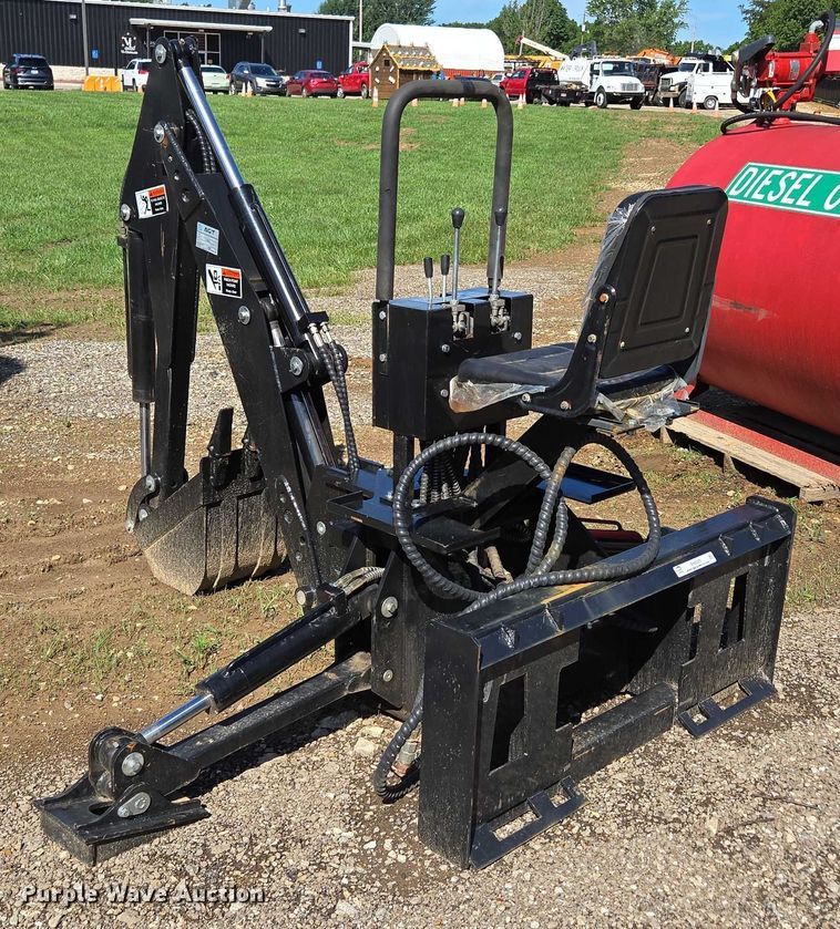 image for item EN3930 2024 AGT SSBKH skid steer backhoe