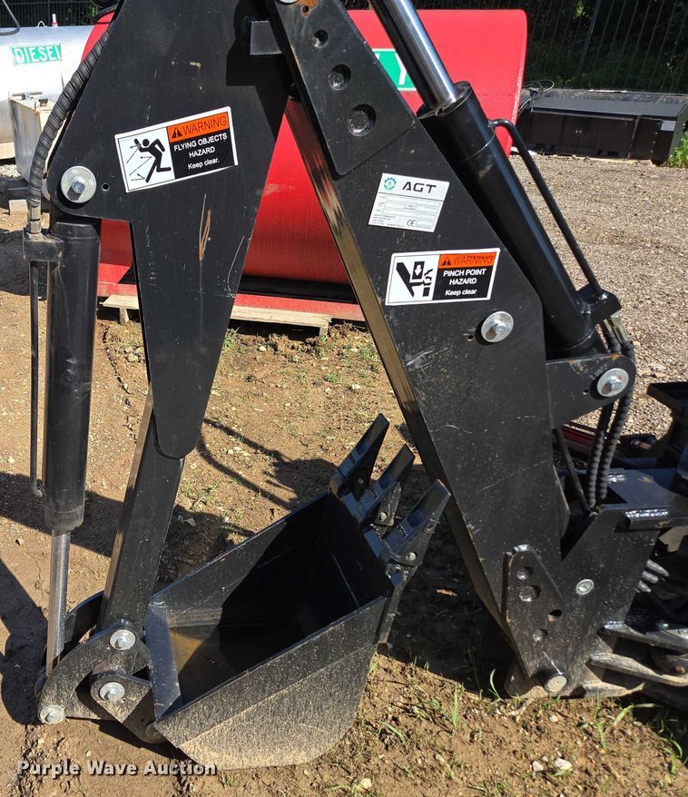 image for item EN3930 2024 AGT SSBKH skid steer backhoe