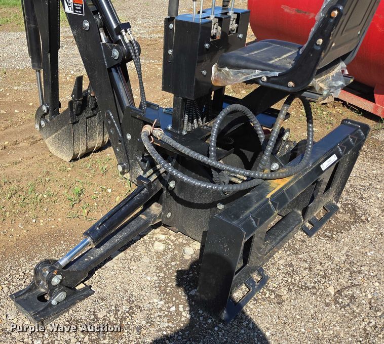 image for item EN3930 2024 AGT SSBKH skid steer backhoe