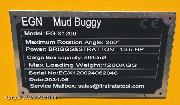 image for item EN3947 EGN EG-X1200 concrete buggy