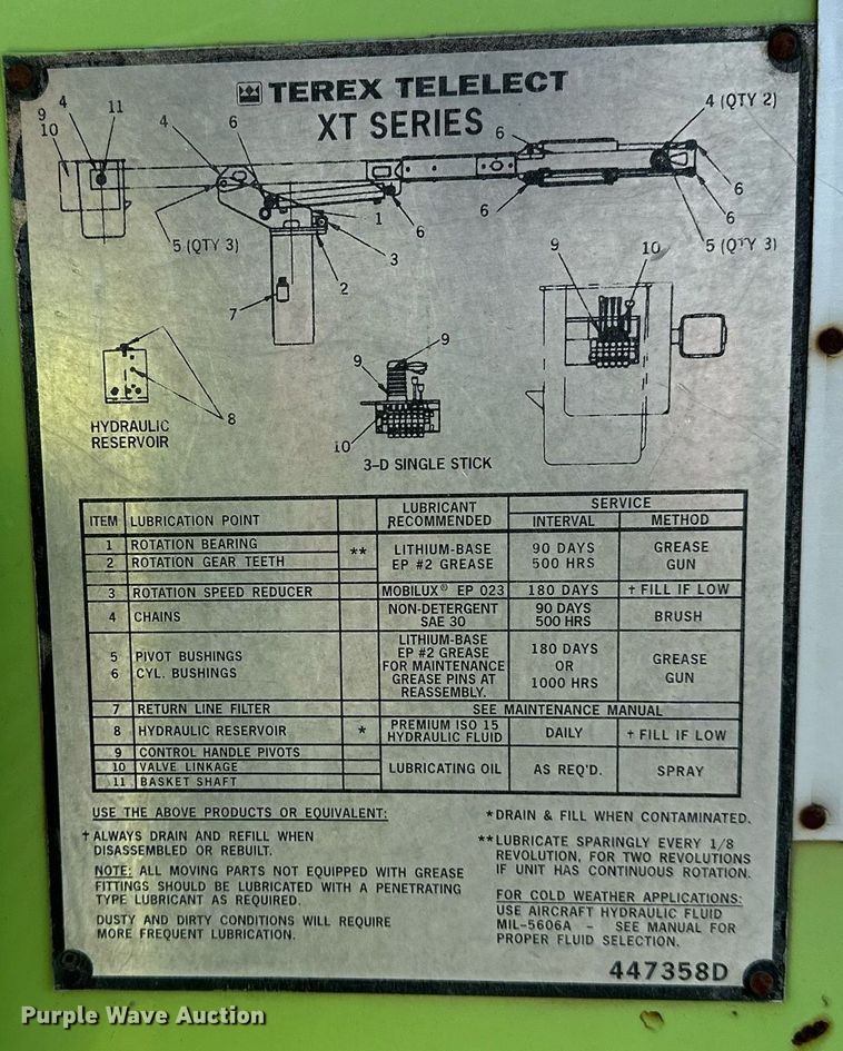 image for item EN3963 2000 GMC C7500 forestry bucket truck