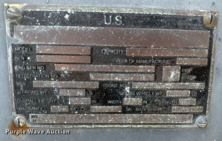 image for item EN3965 Lorain LRT-110 crane