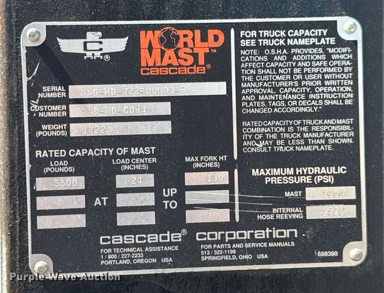 image for item EN4579 Caterpillar GC25 forklift