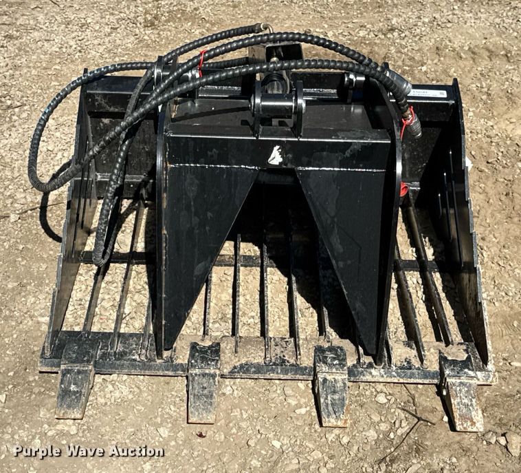 image for item EN4584 Titan Compact utility loader rock grapple bucket