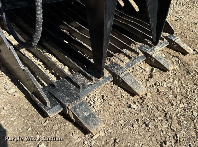 image for item EN4584 Titan Compact utility loader rock grapple bucket