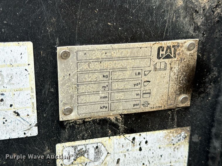 image for item EN4592 2021 Caterpillar 299D3 tracked skid steer loader