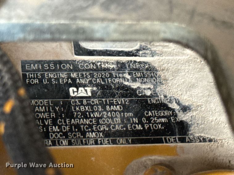 image for item EN4592 2021 Caterpillar 299D3 tracked skid steer loader