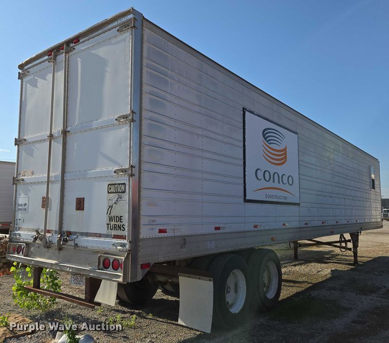 image for item EN8228 1988 Utility dry van office trailer