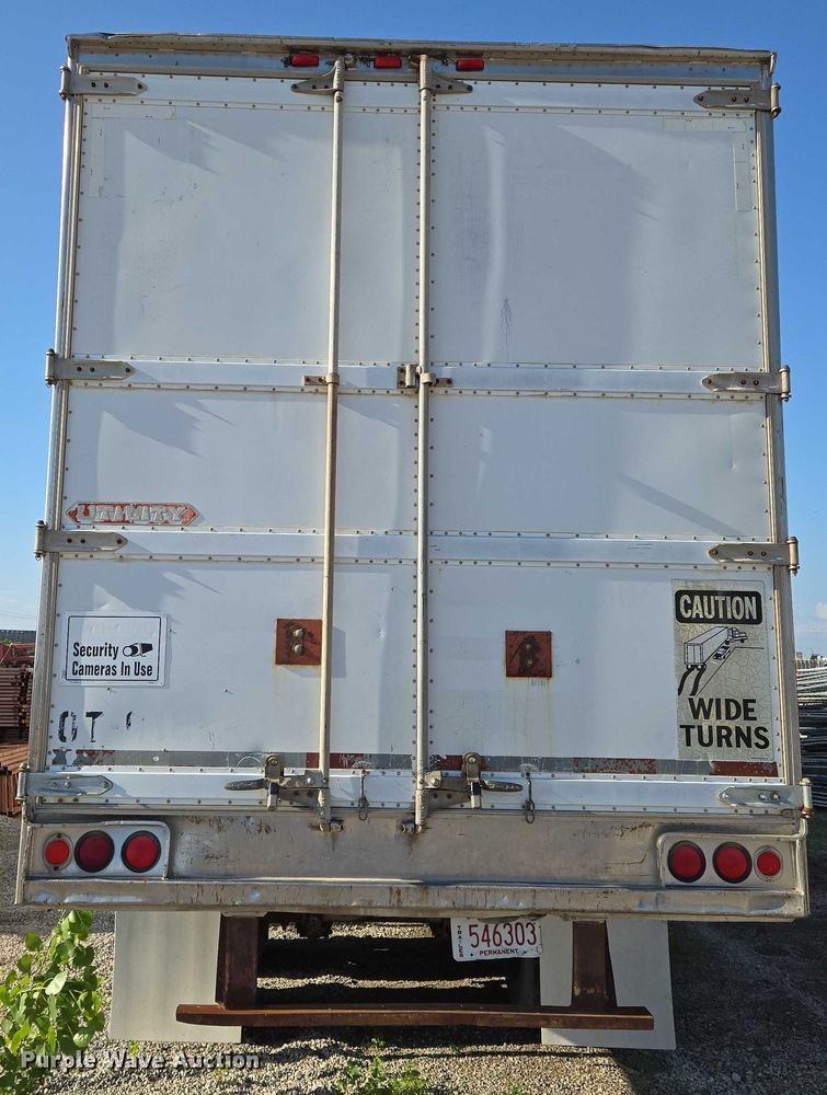 image for item EN8228 1988 Utility dry van office trailer