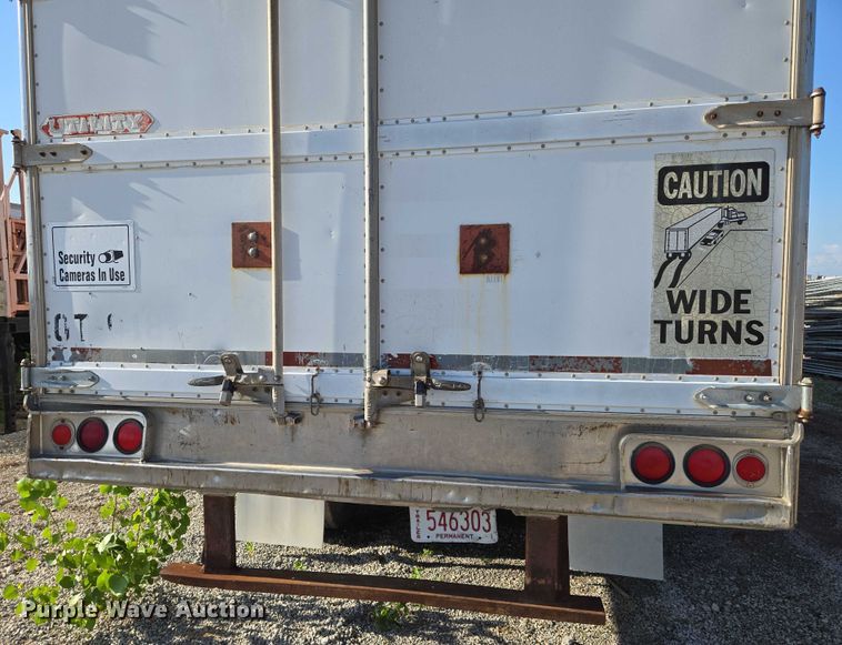 image for item EN8228 1988 Utility dry van office trailer