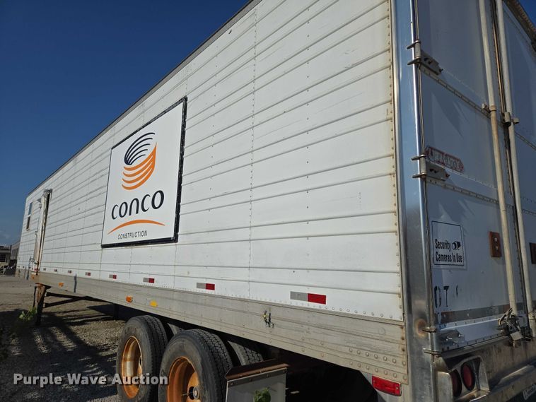 image for item EN8228 1988 Utility dry van office trailer