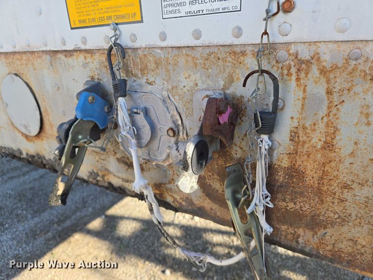 image for item EN8228 1988 Utility dry van office trailer