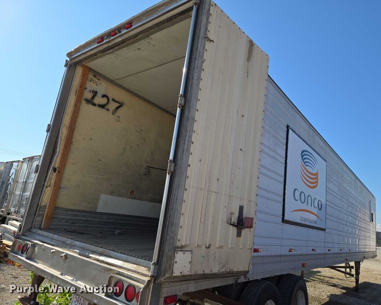 image for item EN8228 1988 Utility dry van office trailer