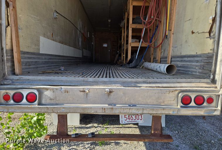 image for item EN8228 1988 Utility dry van office trailer