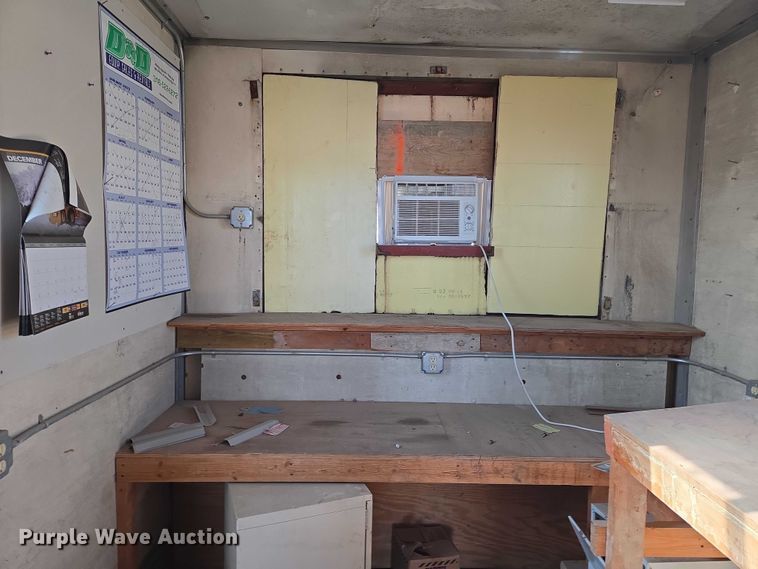 image for item EN8228 1988 Utility dry van office trailer