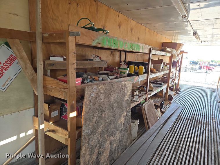 image for item EN8228 1988 Utility dry van office trailer