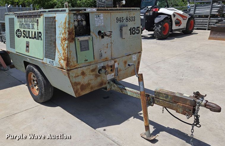 image for item EN8242 1994 Sullair 185 DPQ JD air compressor