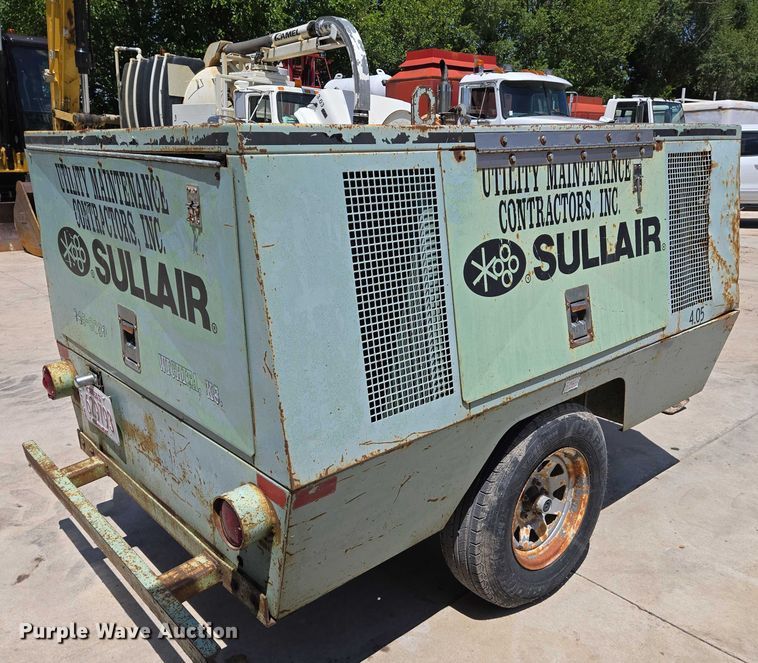 image for item EN8242 1994 Sullair 185 DPQ JD air compressor