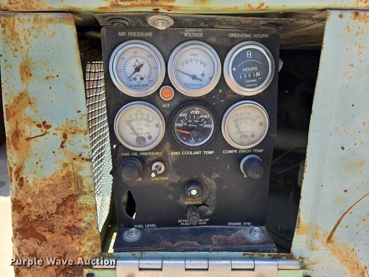image for item EN8242 1994 Sullair 185 DPQ JD air compressor