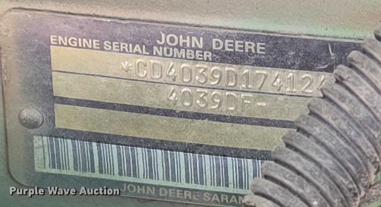 image for item EN8242 1994 Sullair 185 DPQ JD air compressor