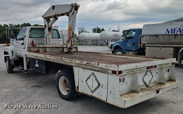 image for item EO4502 1992 GMC Topkick C5500 crane truck