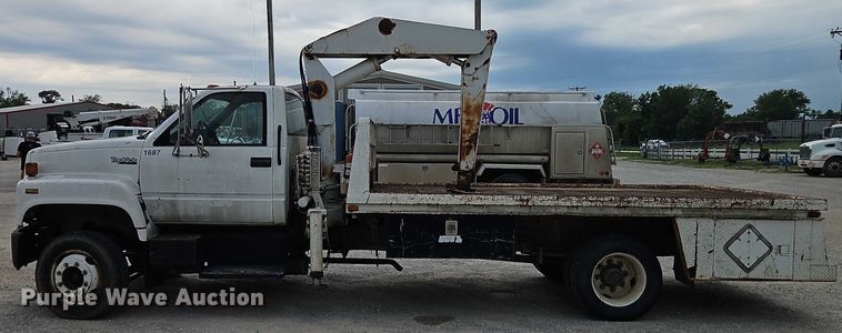 image for item EO4502 1992 GMC Topkick C5500 crane truck