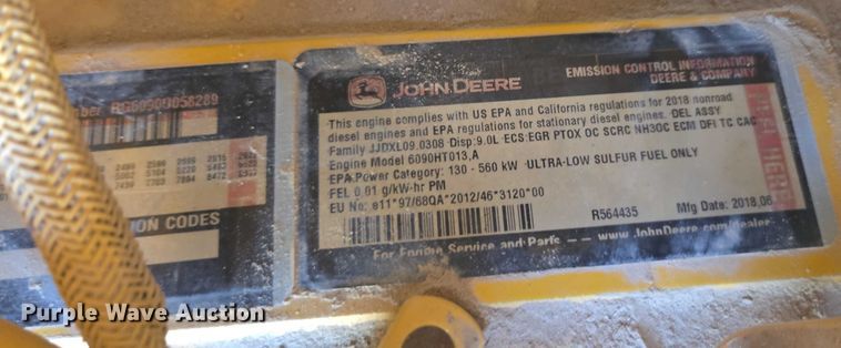 image for item FB9402 2018 John Deere 950K dozer