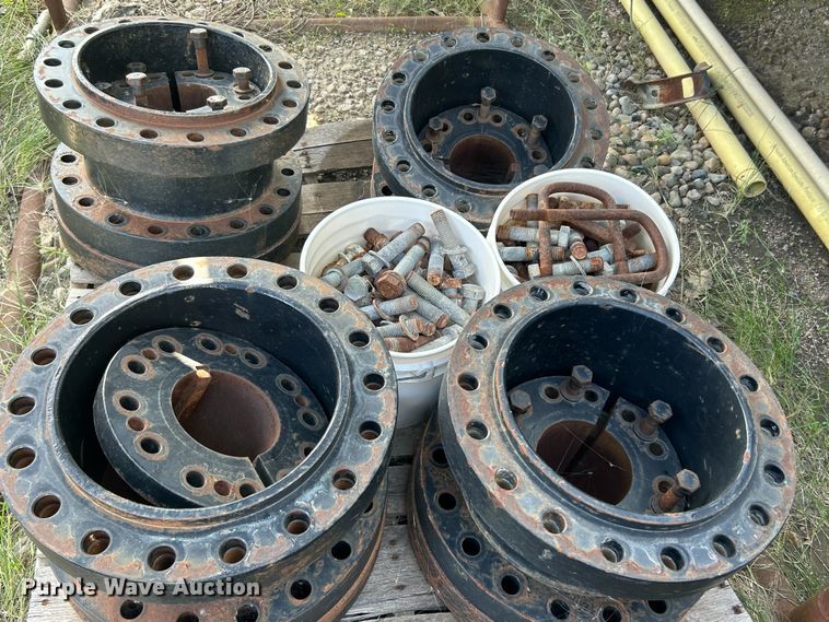 image for item ZA0687 (8) 710/70R42 tires and wheels