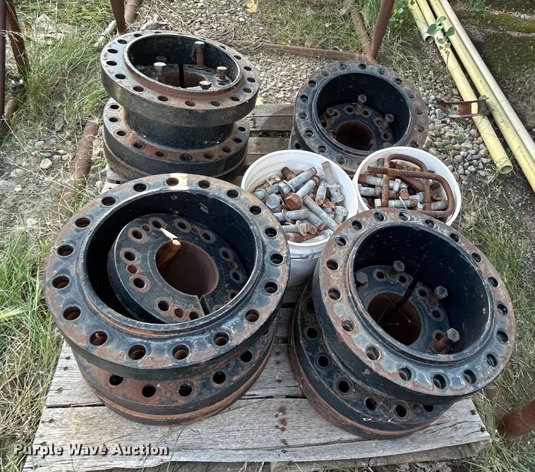 image for item ZA0687 (8) 710/70R42 tires and wheels