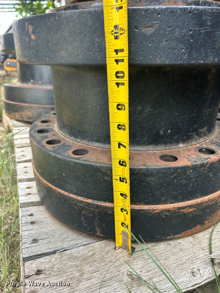 image for item ZA0687 (8) 710/70R42 tires and wheels