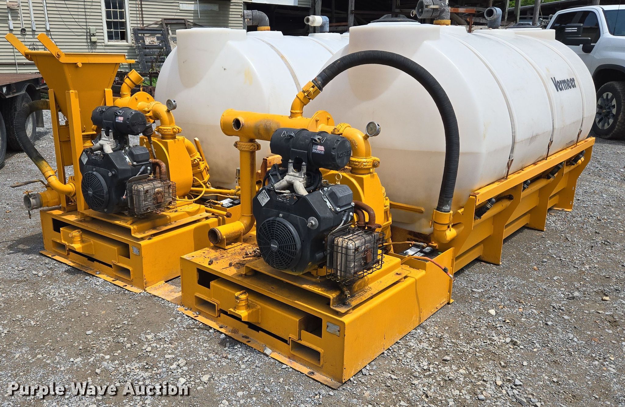 2) Vermeer ST750 mud mixers in Fayetteville, TN | Item DW7078 sold