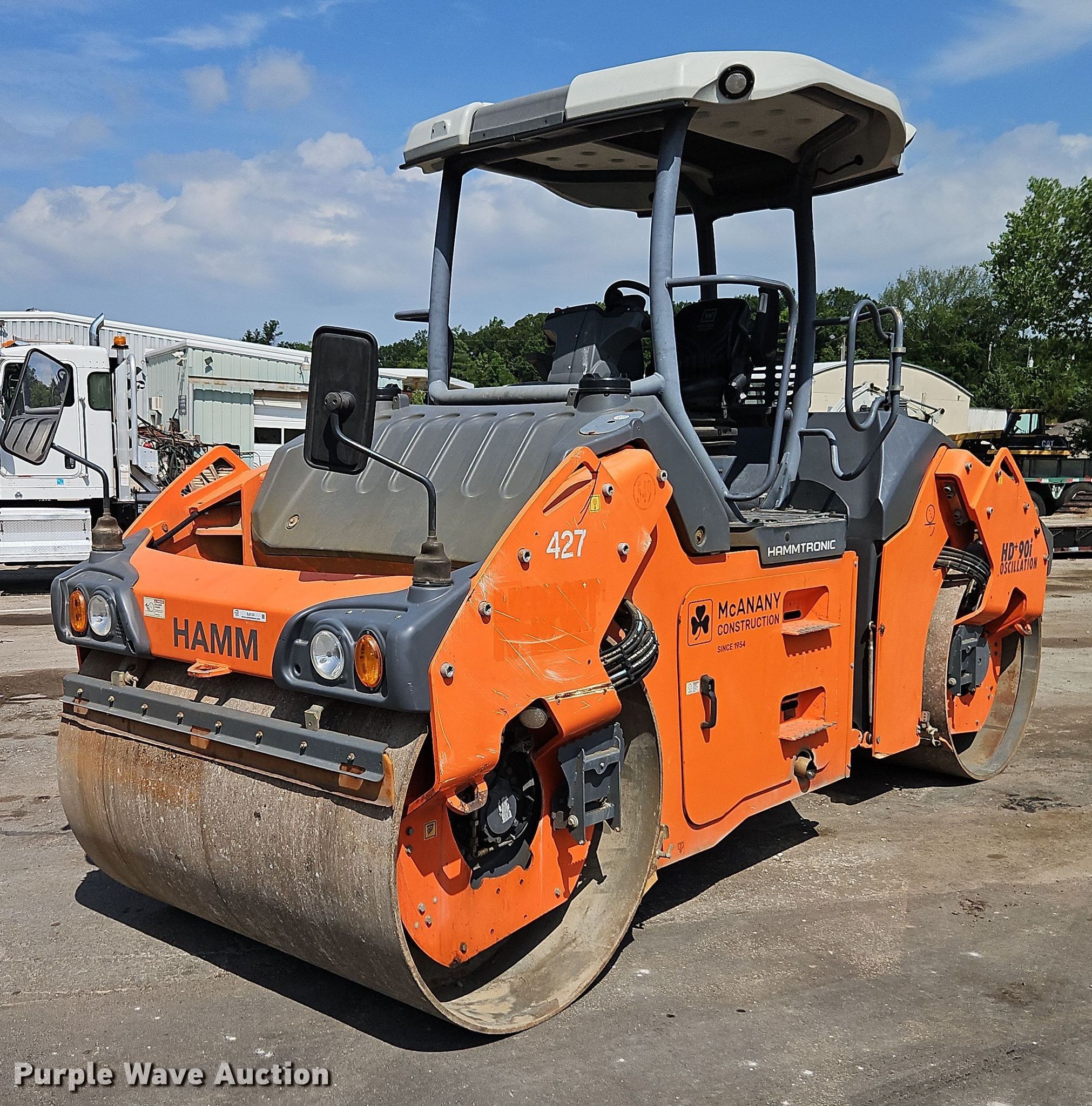 2017 Hamm HD+ 90i VO-S double drum vibratory roller in
