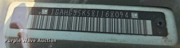 image for item DR3855 2008 Chevrolet Express 3500 van