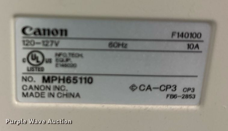 image for item DT6679 Canon Image Runner 3300 copy machine